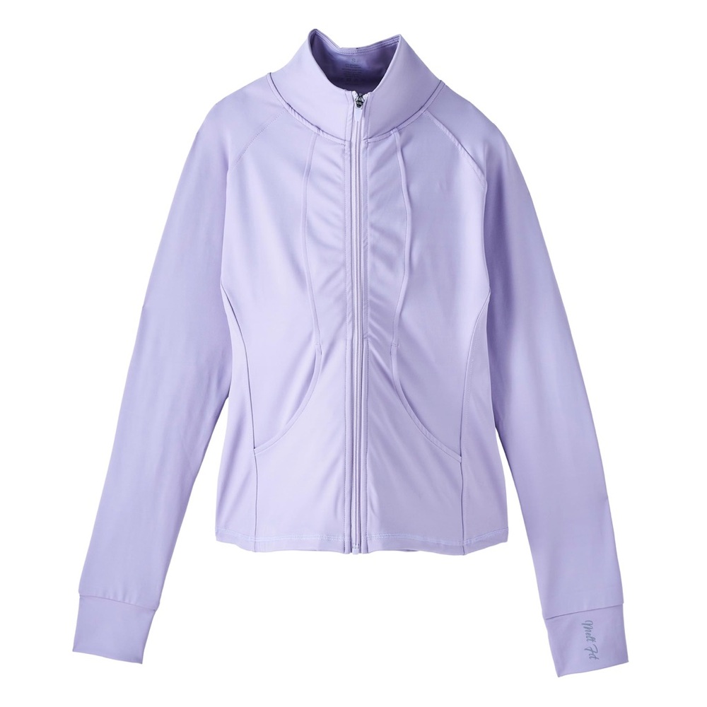 NWT Melt Fit Women's Lavender Essential Zip-Up Jacket - Size S